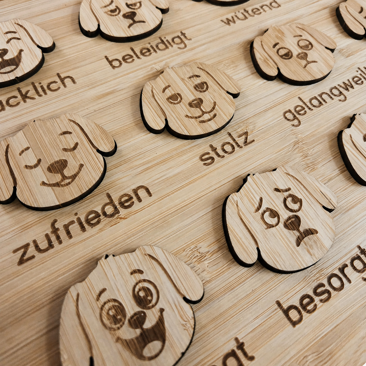 Gefühlstafel Hund für Kinder – Emotionen erkennen & Gefühle ausdrücken