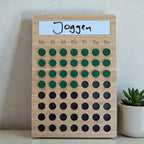 8 Wochen Habit Tracker aus Bambus - 1