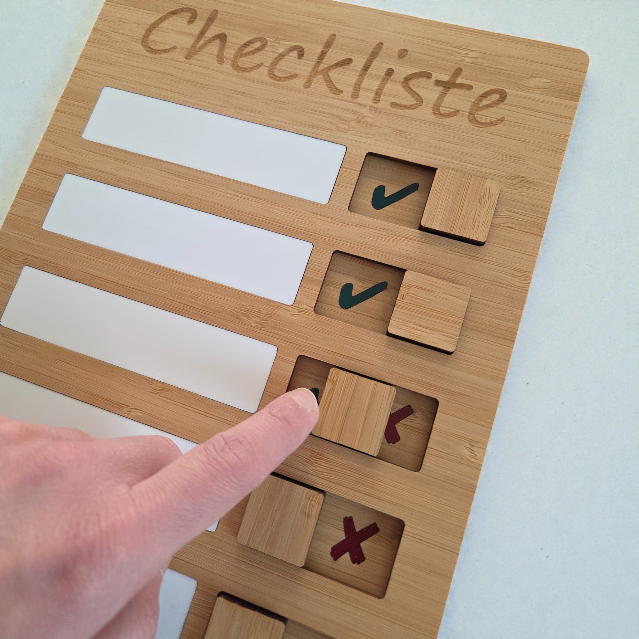 Checkliste aus Bambus - 3