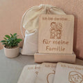 Dankbarkeitskarten für Kinder aus Holz