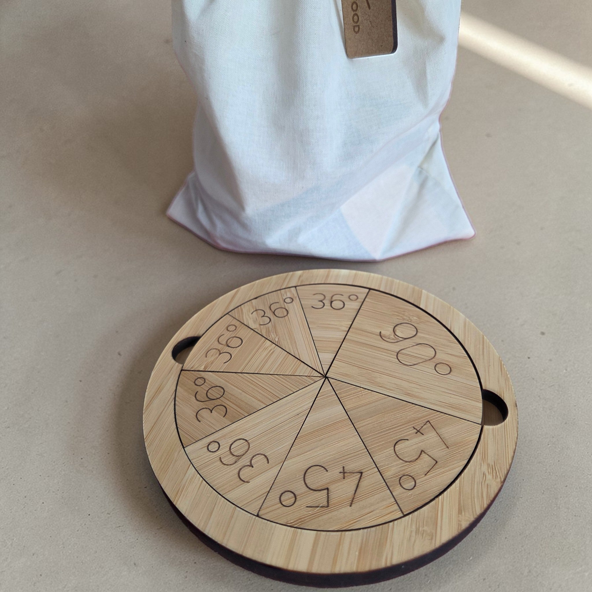 Gradmaße / Winkel aus Holz - 1