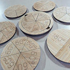 Gradmaße / Winkel aus Holz - 2