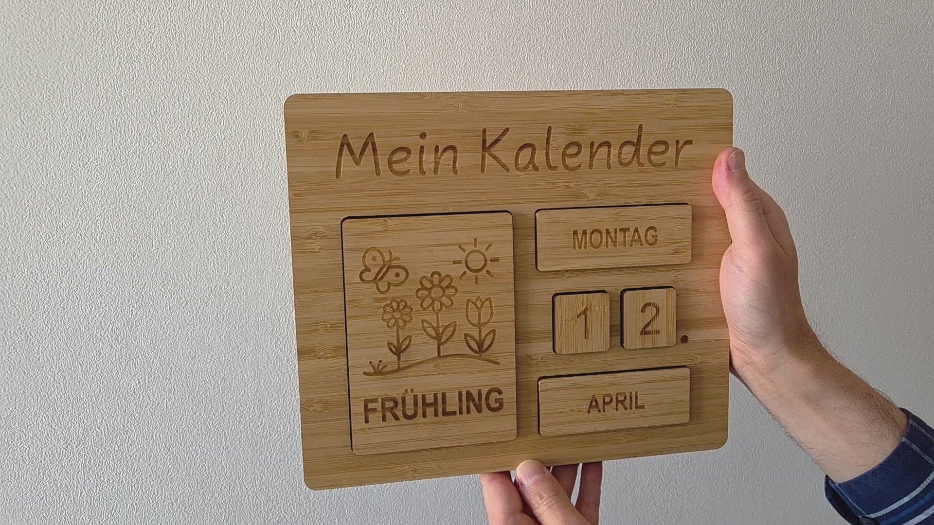 Montessori Lernkalender – Zeitverständnis & tägliche Routine stärken