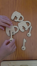 Schlüssel- & Schloss-Puzzle