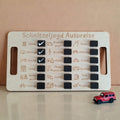 Schnitzeljagd Board "Autoreise" aus Holz - 1