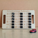 Schnitzeljagd Board "Autoreise" aus Holz - 1