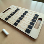 Schnitzeljagd Board "Fliegen" aus Holz - 1