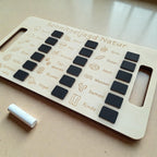 Schnitzeljagd Board "Natur" aus Holz - 1