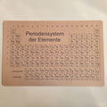 Schreibtischunterlage Kork Periodenystem - 1