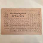 Schreibtischunterlage Kork Periodenystem - 1