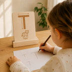Sensorische Buchstabenkarten aus Holz – Buchstaben fühlen, lernen & schreiben üben