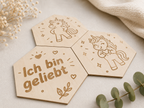 Mutmach-Spiegel Einhorn aus Holz – Selbstvertrauen spielerisch stärken