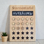 Sternentafel 25 Sterne mit Kreidefeld - 1